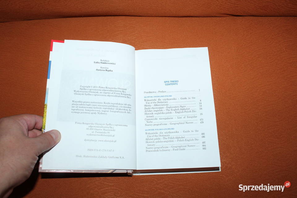 Słownik English AngielskoPolski Andrzej Książki do nauki języka obcego śląskie sprzedam