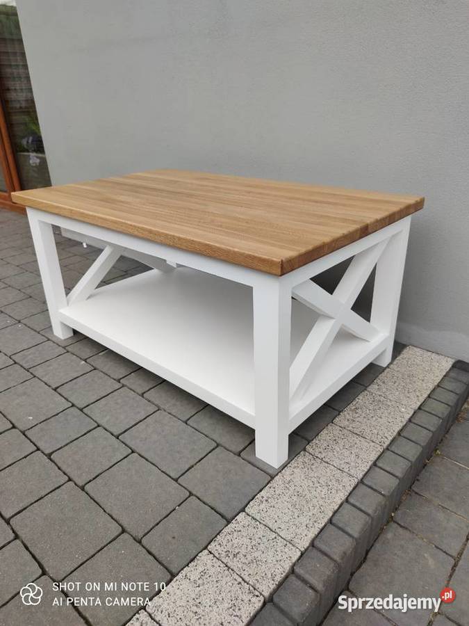 Stolik kawowy dębowy 48cm sprzedam