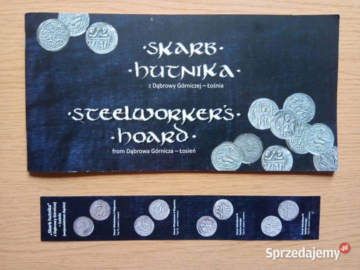 Skarb hutnika broszura o monetach wykopanych w Dąbrowa Górnicza