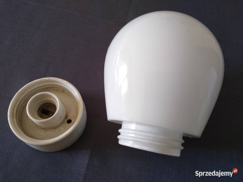 Lampa sufitowo ścienna ceramiczna PRL Pozostałe Bolków