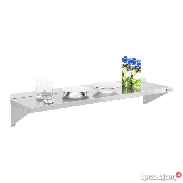 Półka ze stali nierdzewnej 120x30 nośność 35 śląskie Poczesna