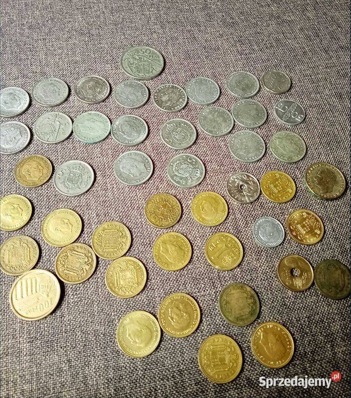 Monety Francja Hiszpania Augustów sprzedam