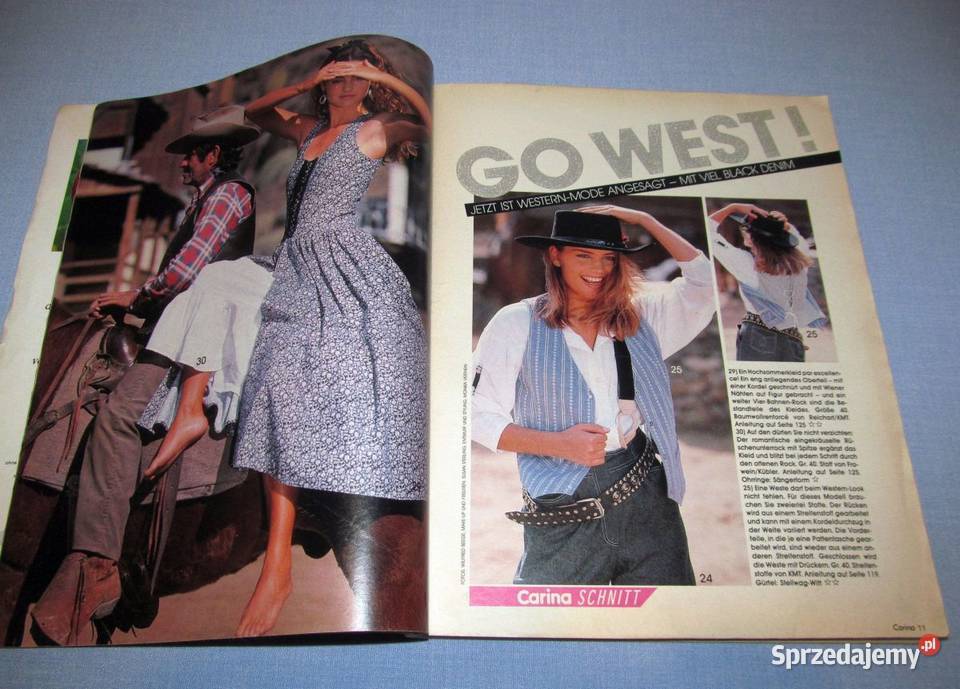 Carina Burda 161987 Moda młodzieżowa z wykrojami Skępe sprzedam
