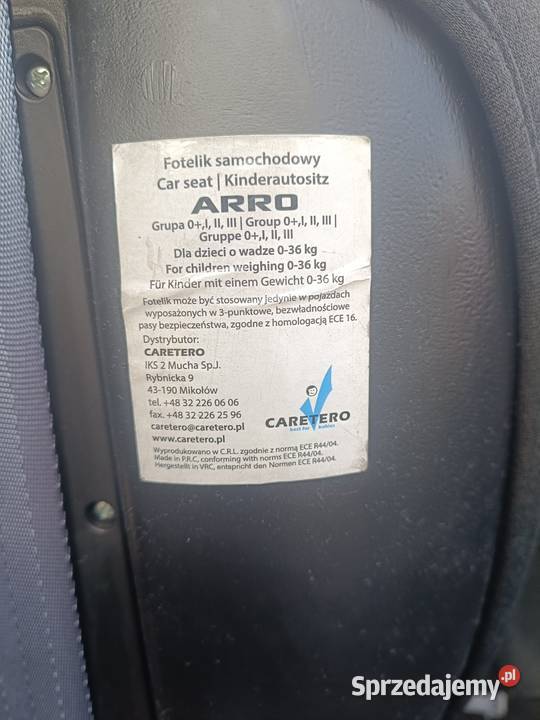 Fotelik dzieci Radomsko