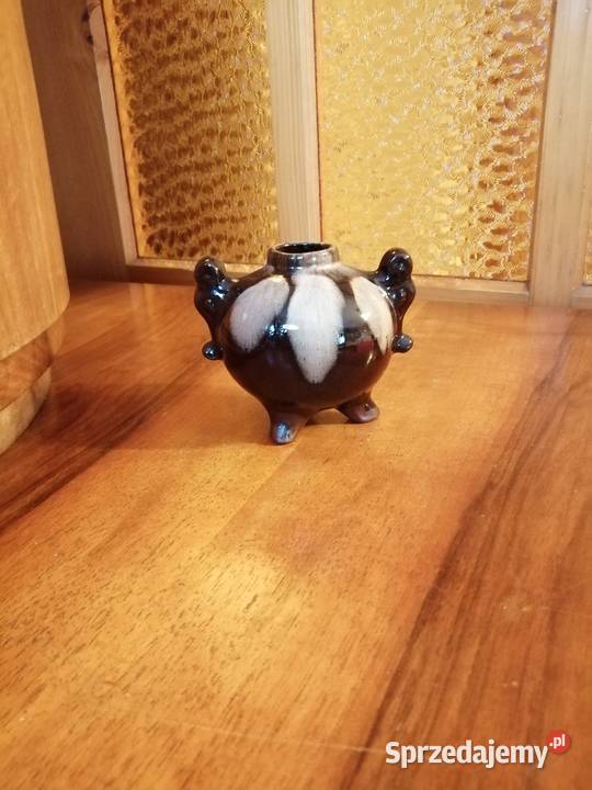 ceramiczny wazonik pękaty amfora sprzedam