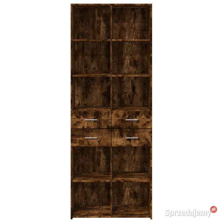 Wysoka szafka przydymiony dąb 70x425x185 mazowieckie Warszawa sprzedam
