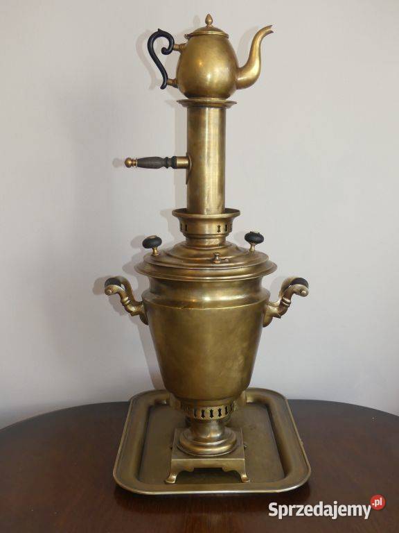 Dekoracyjny samowar braci Woroncow Tuła XIX wiek wielkopolskie sprzedam