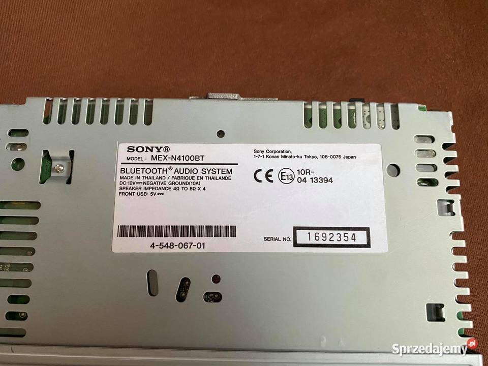 Radio SONY MEXN4100BT Ostrów Wielkopolski