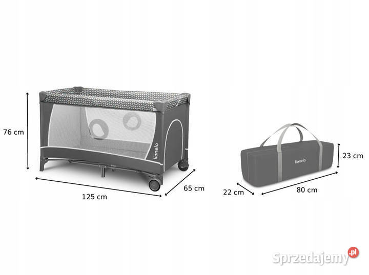 ŁÓŻECZKO TURYSTYCZNE DWUPOZIOMOWE Lionelo Flower Baranowo sprzedam