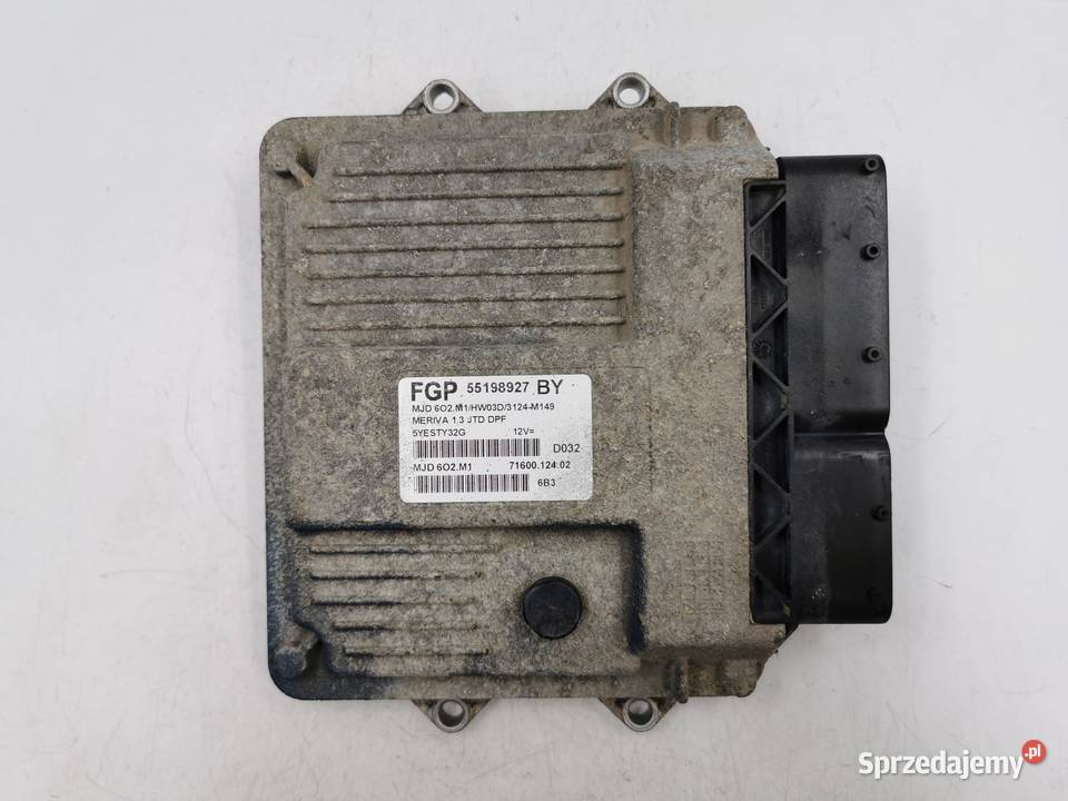 Sterownik Silnika Opel Meriva A 13 CDTI 55198927 Wyszków