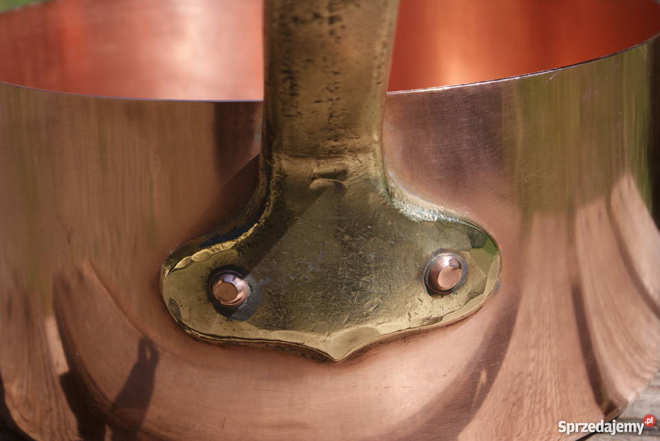 Garnki rondle miedziane grube dno 5 Akcesoria kuchenne Warszawa