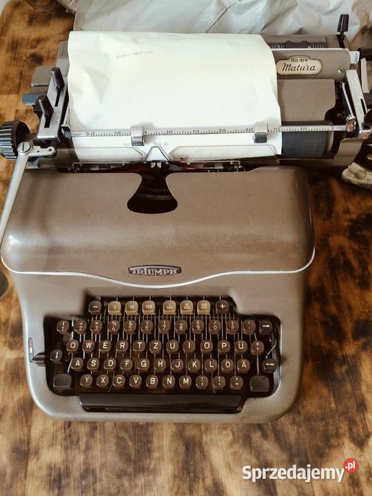 Maszyna do pisania Triumph duża ciężka dekoracja świętokrzyskie sprzedam