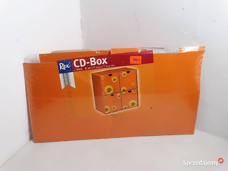 Nowy Retro Organizer Kartonowy na Płyty CD Rex lubelskie Biłgoraj