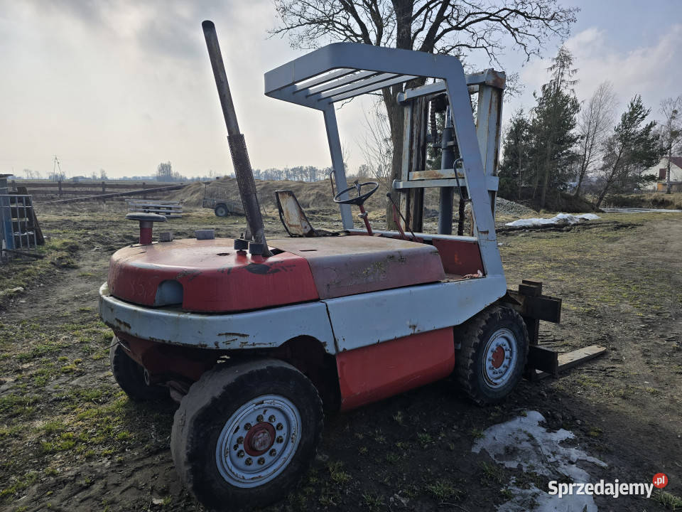 Wózek widłowy LINDE udźwig 6 ton 4 m DEUTZ F6L Nowa Otocznia
