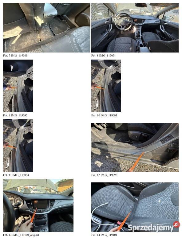 Opel Astra V Sports Tourer 14 MR16 E6 produkcji