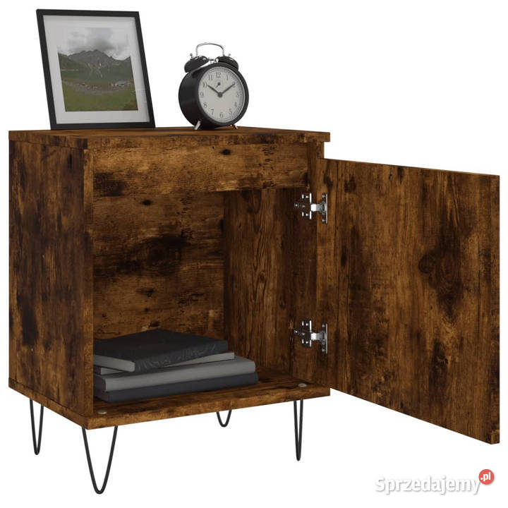Szafki nocne 2 przydymiony dąb 40x30x50 WM826839 Warszawa
