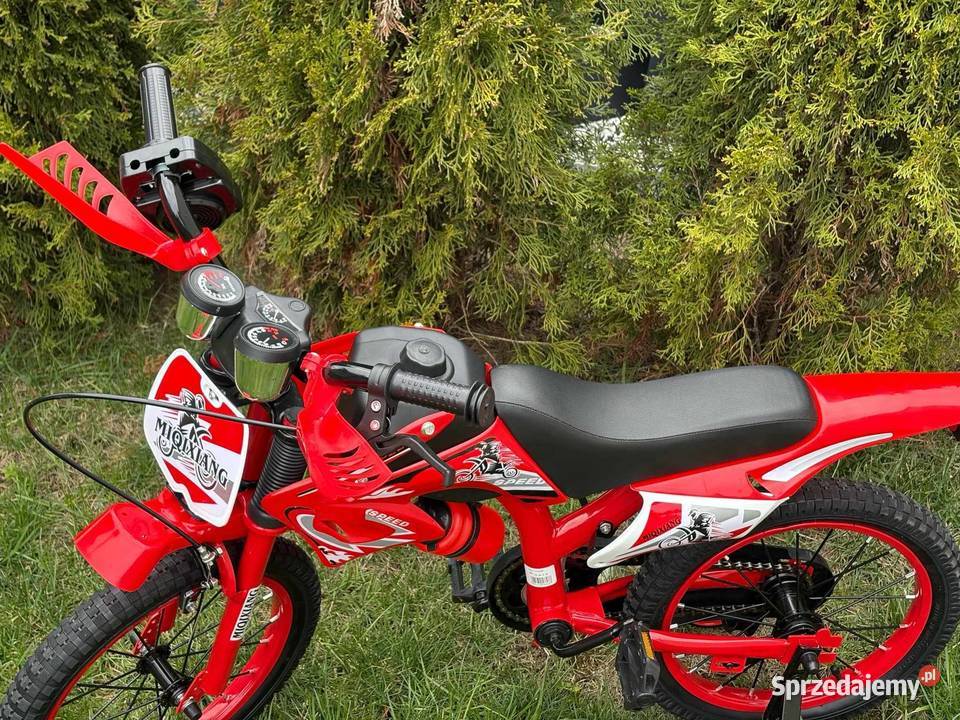 449 Rower 16 cross czerwony Zabrze