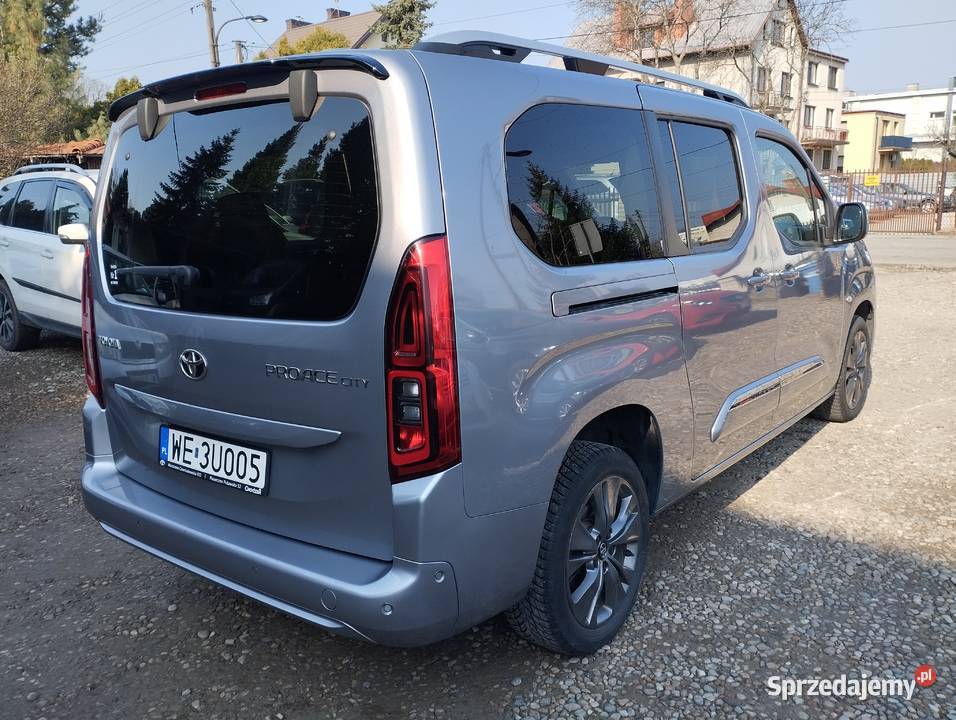 Toyota Proace City Verso Automat 7miejsc kamera cofania ProAce Verso mazowieckie Warszawa