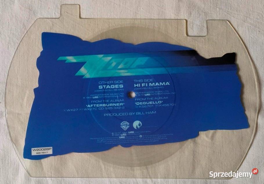 ZZ Top Stages 1985 Shape Picture Disc UK Kraków sprzedam