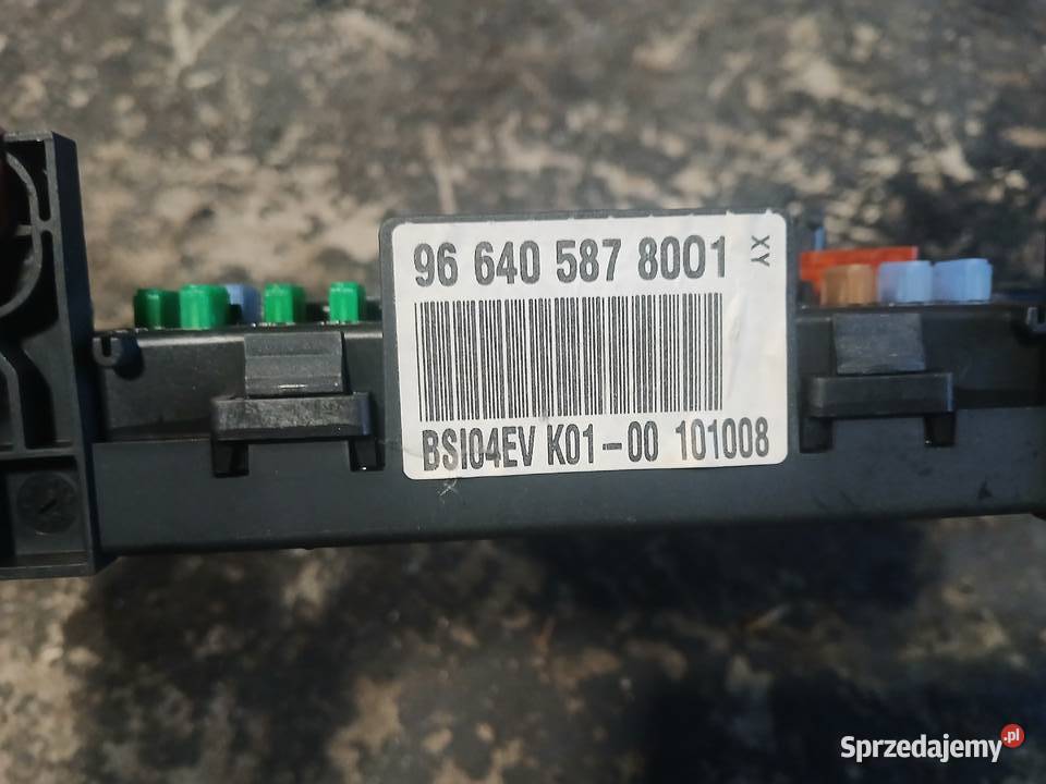 Moduł skrzynka BSI Citroen Peugeot 966405878001 Radłów