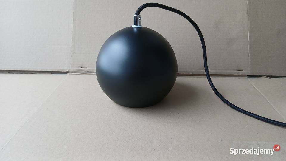Lampa Wisząca Kulka Kula 15 Czarny Mat Szkło Lampy wiszące Warszawa