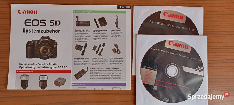 Canon 5D Classic mały przebieg zadbany dodatkowe Książ Wielkopolski sprzedam