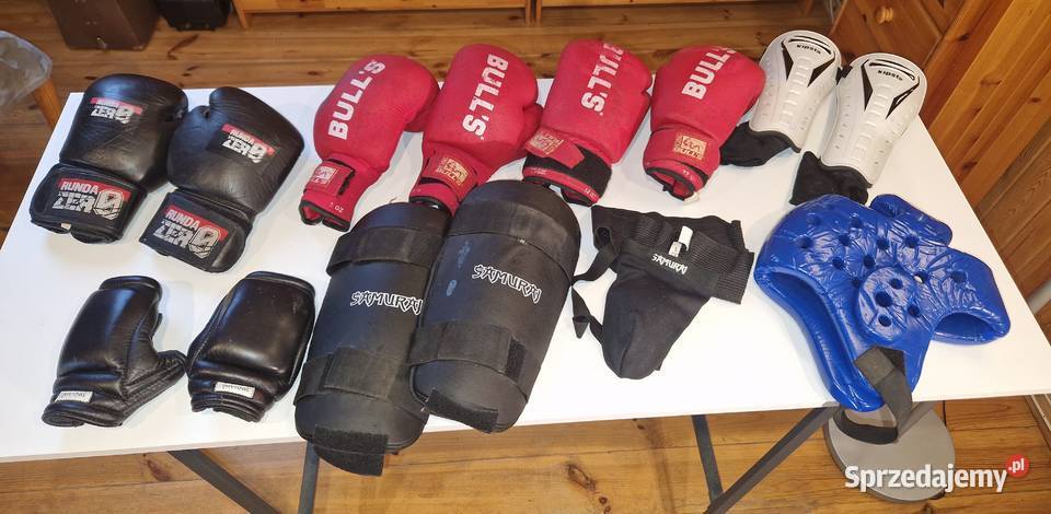 rękawice bokserskie zestaw boks kickboxing Boks Aleksandrów Łódzki