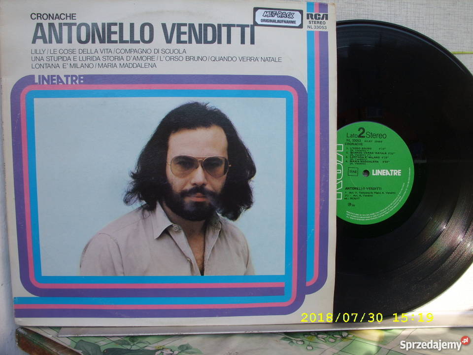 Pop LP ANTONELLO VENDITTICROMACHE Płyty i kasety Wołów