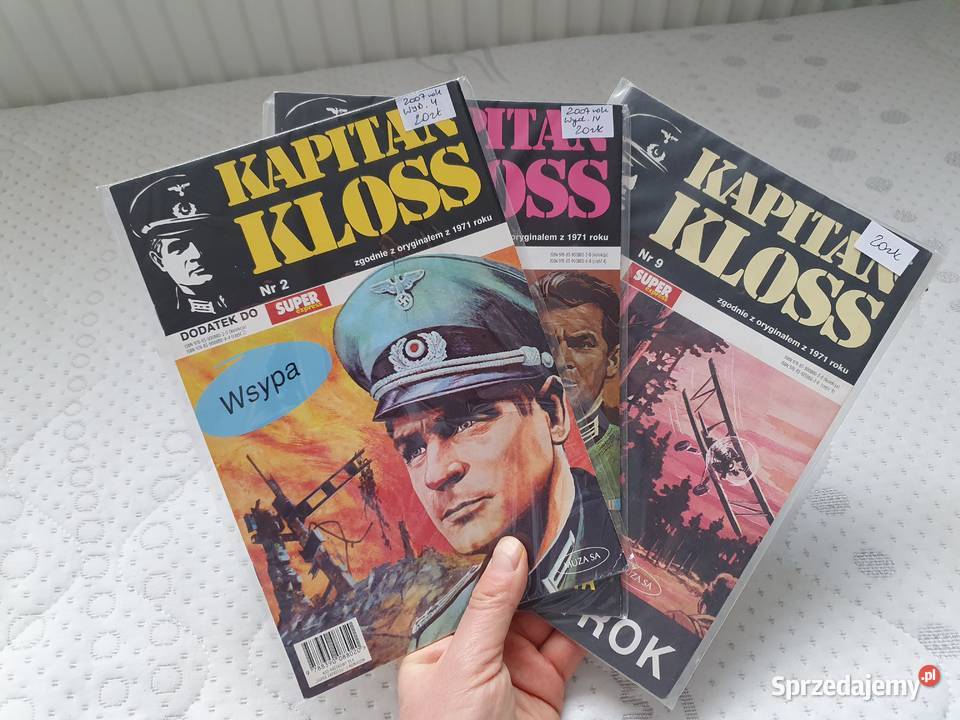 Kapitan Kloss zestaw 3 komiksów wyd Super Gdynia