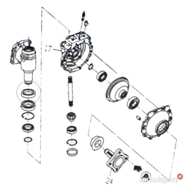 Uszczelniacz kasetowy 50 x 68 x 149 Iseki 4270 Tajęcina