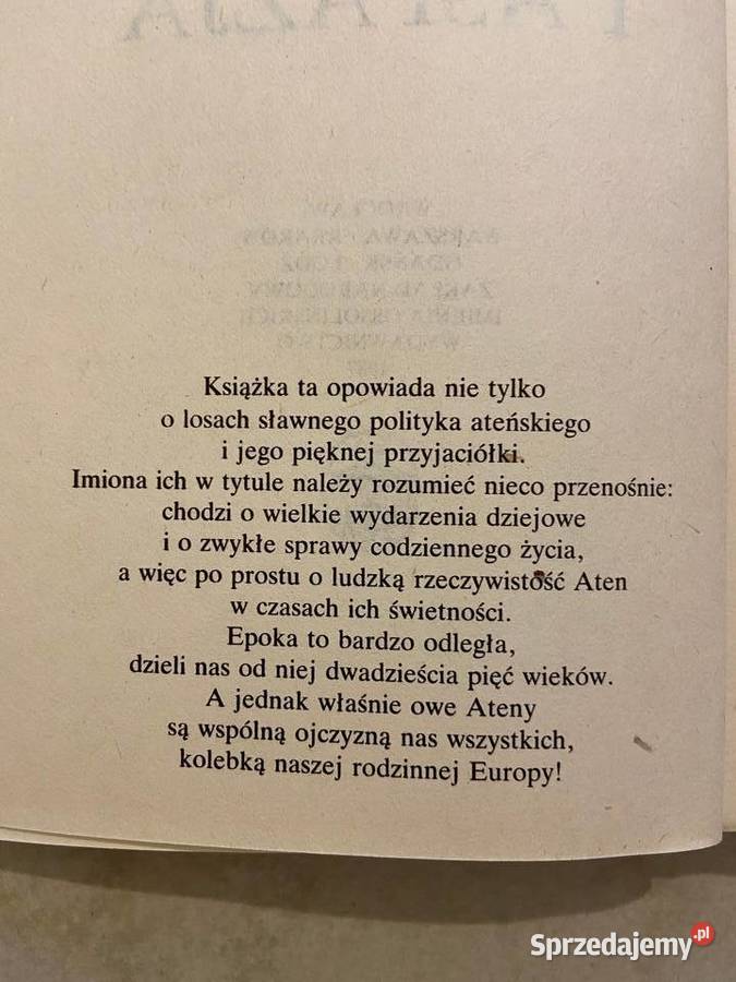 Aleksander Krawczuk Perykles i Aspazja Katowice