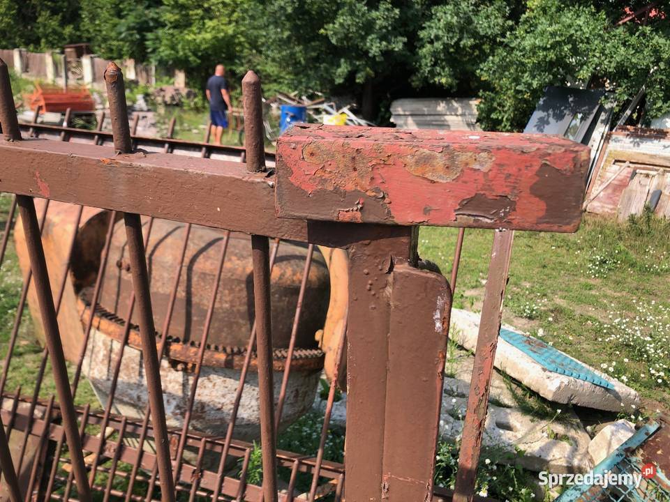 Brama wjazdowa furtka na budowę tymczasowo Bramy Justynów