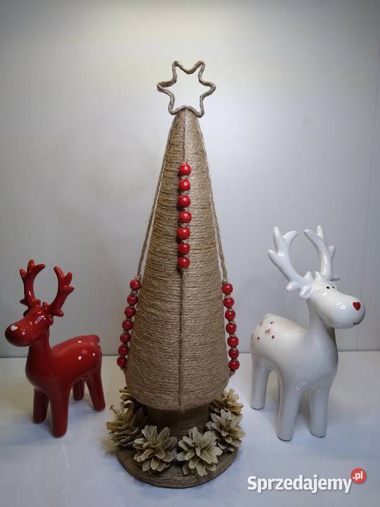 Choinka Ozdoba Juta Handmade Pozostałe Gdańsk sprzedam