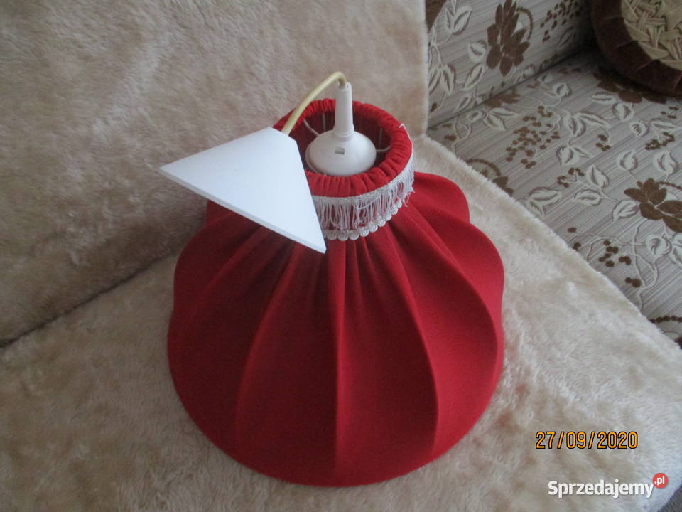 Lampa wisząca do sypialni odcienie czerwieni Zielona Góra