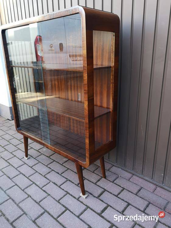 Witryna Biblioteka Serwantka ARTDECO Orzech