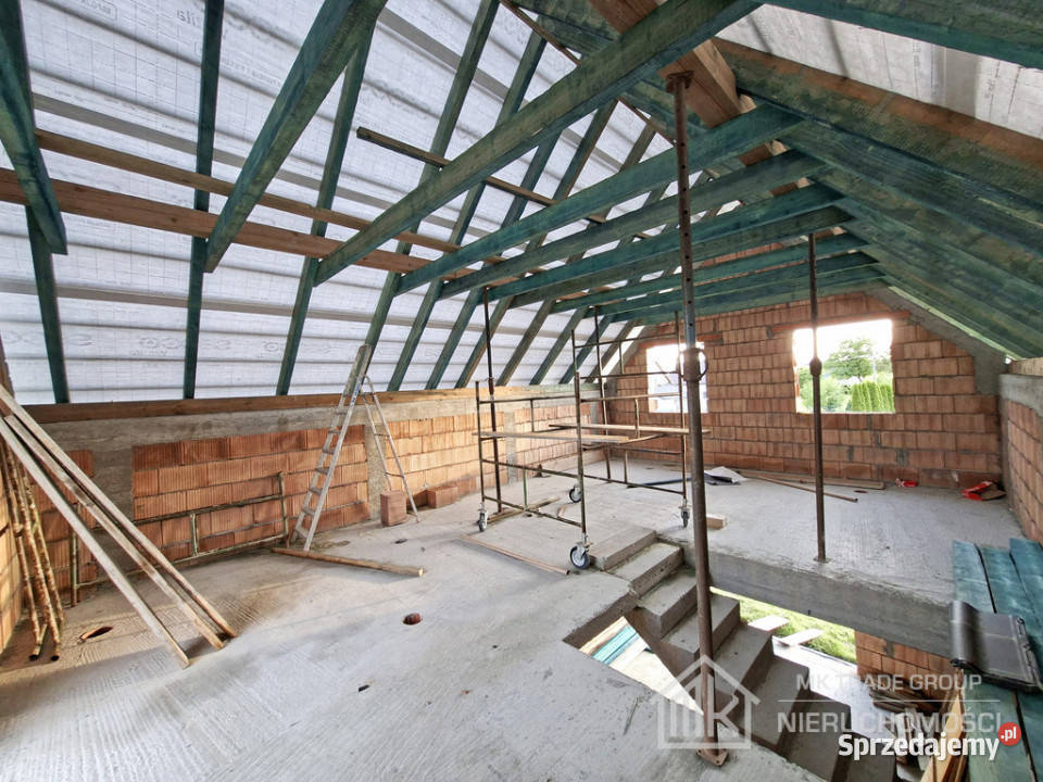 Nowy dom wolnostojący Kłaj pow 80m2 rekuperacja 370m2 Domy