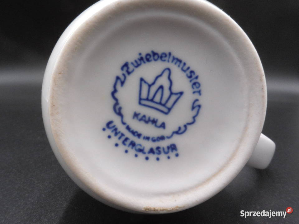 Porcelanowy mlecznik wzór cebulowy KAHLA