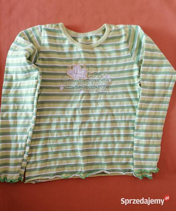 Bluzka z długim rękawem zielona rozmiar 110116 łódzkie Łódź sprzedam