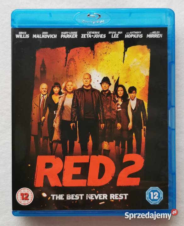 Red 2 Bluray En 2013 Bruce Willis sensacyjny łódzkie Wytrzyszczki