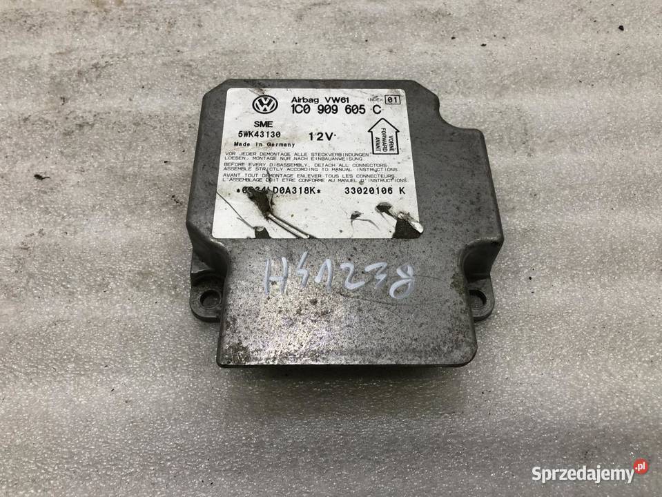 MODUŁ AIRBAG VOLKSWAGEN PASSAT B5 1C0909605C osobowe wielkopolskie sprzedam