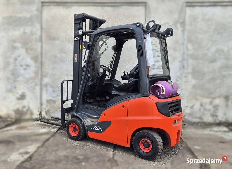 Linde H16 TRIPLEX 545 2019r kabina wózek widłowy Linde śląskie sprzedam