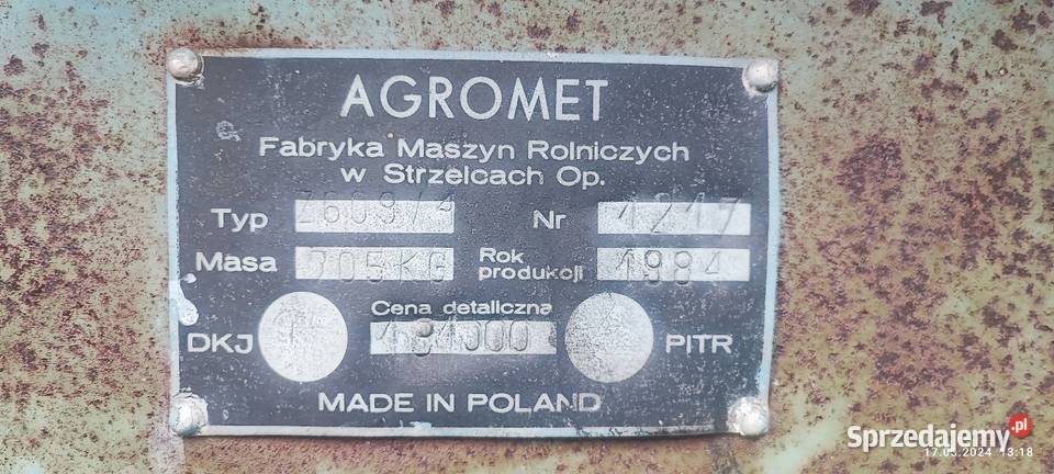 AGROMET kopaczka elewatorowa do ziemniaków Strykowice Błotne