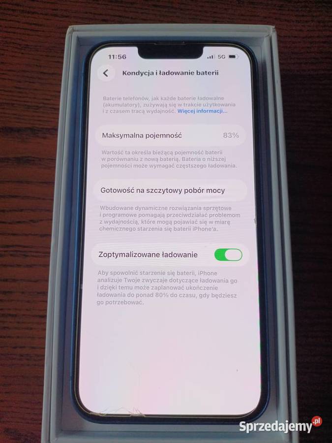 iPhone 13 Blue 128GB stan idealny 83 baterii Sędziszów Małopolski sprzedam