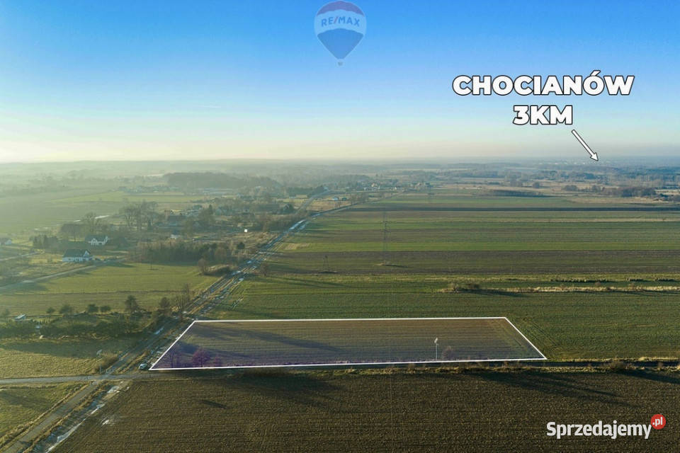 Działka rolna w Chocianowcu pow 8600m Chocianowiec