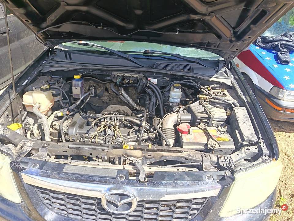 Mazda Tribute uszkodzony silnik benzyna+LPG Ruciane-Nida