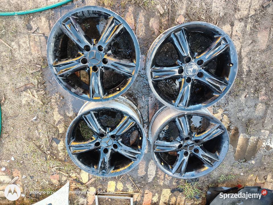 Felgi aluminiowe alufelgi koła Mercedes 17 5x112 Średnica 17" Książ Wielkopolski