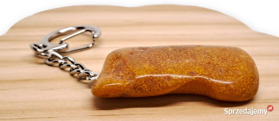 Brelok z bursztynu BURSZTYN BAŁTYCKI breloczek Warszawa