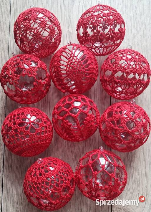 Bombki szydełkowe Lubań