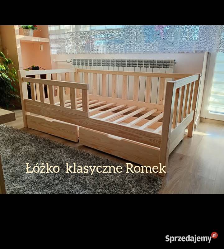 Łóżka drewniane dziecięce sosnowe Warszawa