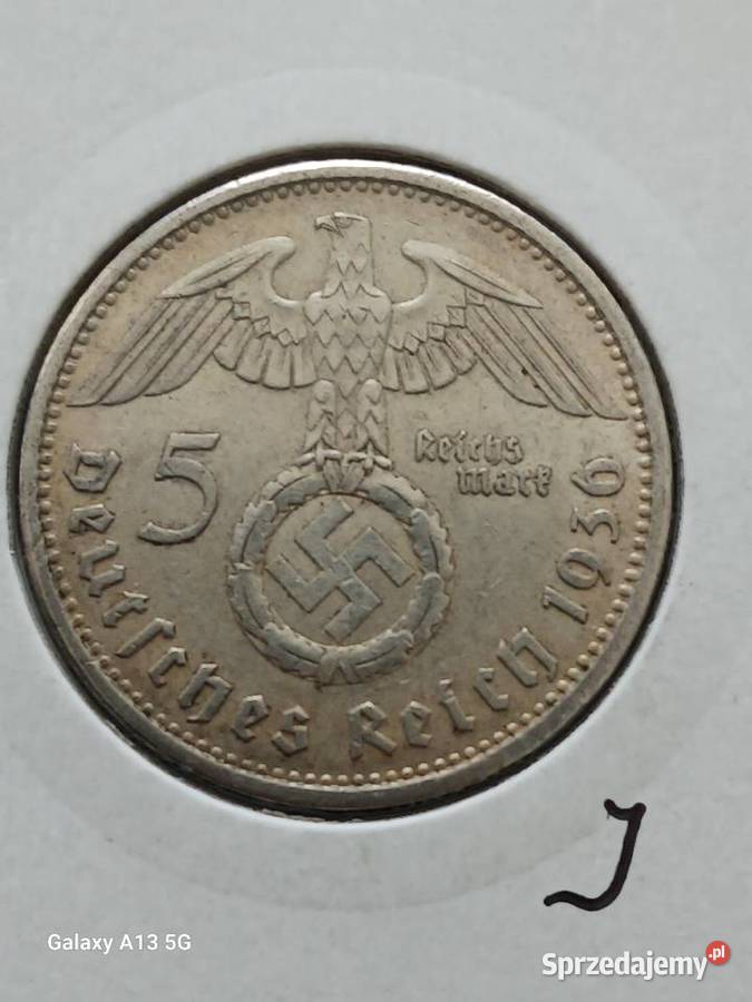 5 Marek Niemcy Paul von Hindenburg 1936 rmen A Numizmatyka Konin